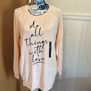 Torrid Sweatshirt Plus Size 0X. Knit Stretch Lightweight Pullover Sweater. NWT